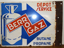 Belle Plaque Emaillée Double