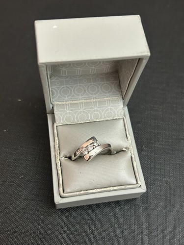 Belle bague argent massif - en,