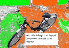 Vélo ville Raleigh tout