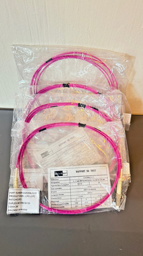 Lot jarretières fibre om4 - fibre,