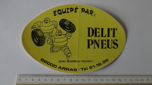 Sticker vintage pneus michelin - vintage,
