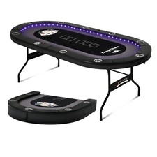 10 Player Foldable Poker Table