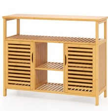 Meuble salle bain bambou - salle,
