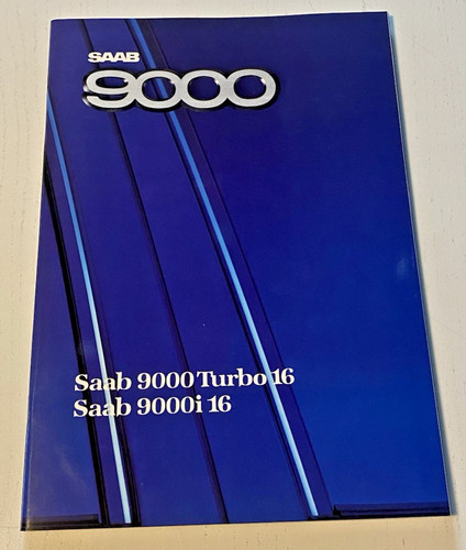 Brochure vente saab 9000 - vente,