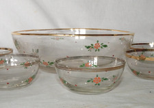 Verre émaillé début XXème