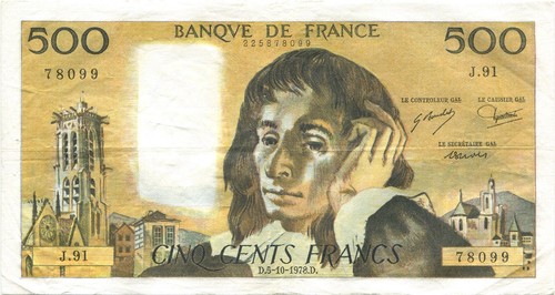 France billet 500 francs - 500,