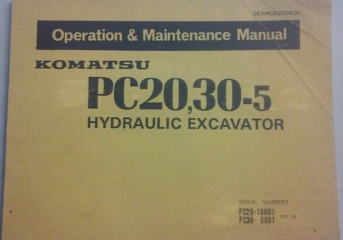 Komatsu pc20 pc30 - pc20-5, &