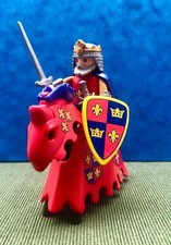 Playmobil Chevalier Knight Croisé Tournoi 3652 Château 3666 Lys Custom Vintage