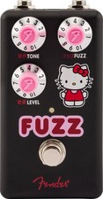Pédale de distorsion noire Fender Hello Kitty Fuzz édition limitée neuve du J...