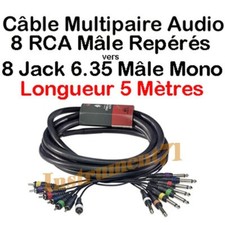 Multipaire 8 Jack 6,35 Mâle