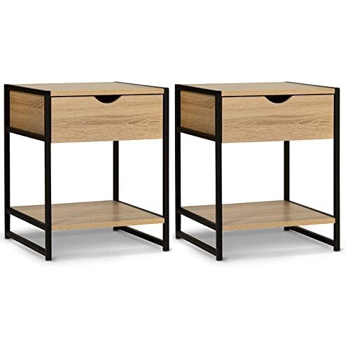 Lot tables chevets 1 - 2,