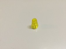 cône jaune transparent 1x1 4589 pièce détachée Lego