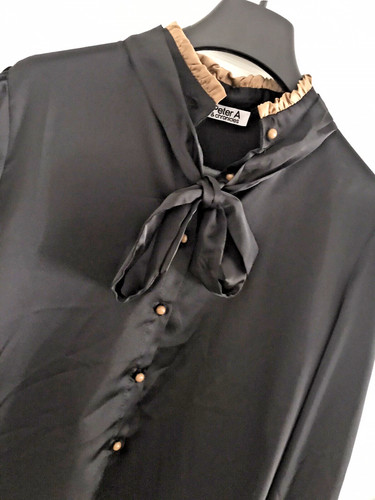 Chemisier fluide noir effet - noir,