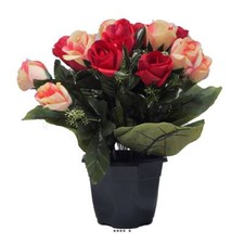 Pot fleurs artificielles pour