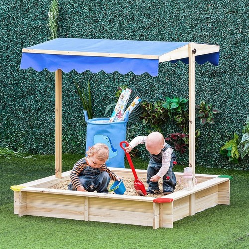 Outsunny enfants bois bac - bois,