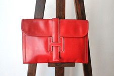 Hermès pochette Jige en cuir