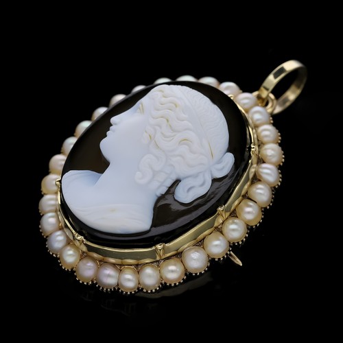 Ancien pendentif broche