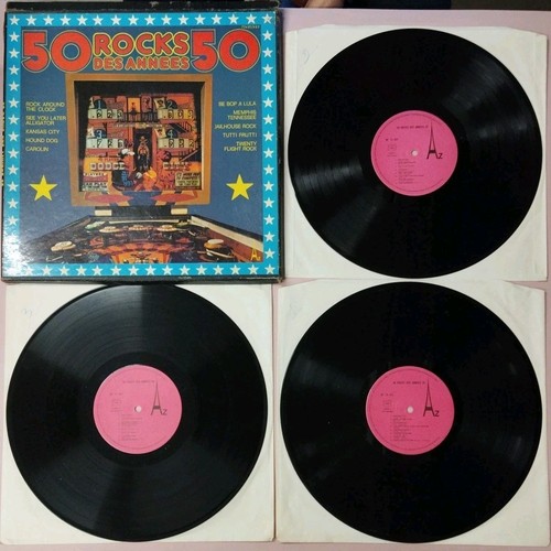 Coffret vinyles rocks - coffret,