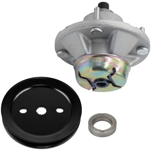 Spindle assembly pulley - spindle, deck