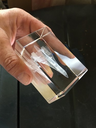 Rare bloc verre concorde - rare,