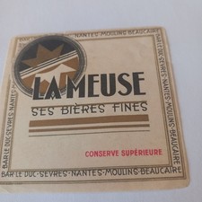 Ancienne étiquette bière