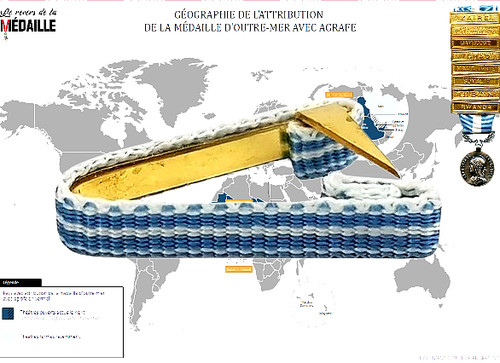 Medaille outre mer fixe - medaille,