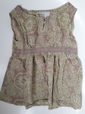 Très joli haut d'été.Tee shirt chemise avec broderie. La Redoute .12 ans 