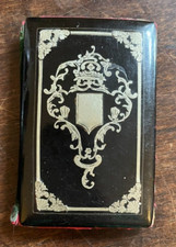 CARNET DE BAL - écaille à décor argent - XIXème