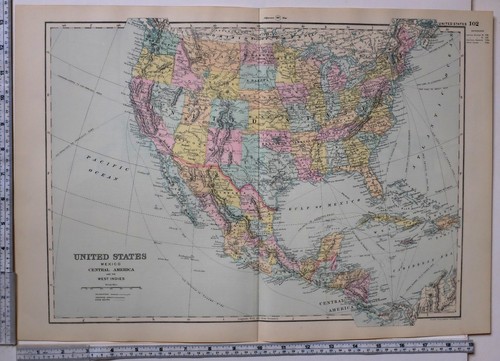 1891 ancien carte - 1891,