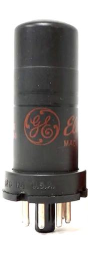 Tube 6f6 label blanc - ge,