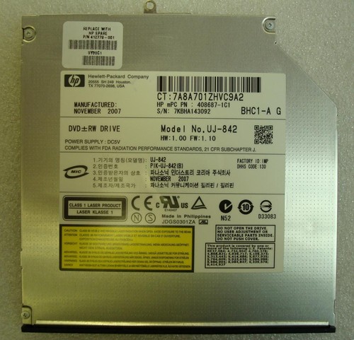 Dvd 412778 001 - dvd/rw, 412778-001