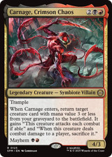 Magic MTG - Carnage, chaos écarlate - Marvel's Spider-Man - MINT/NMINT - FR