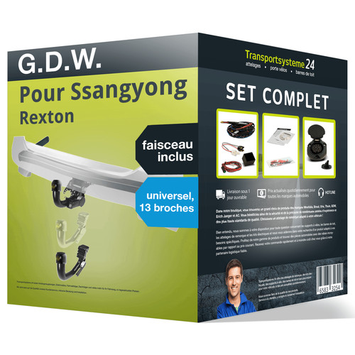 Attelage pour ssangyong rexton - attelage,