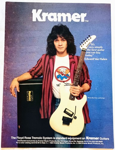 Eddie van halen kramer guitar - van,
