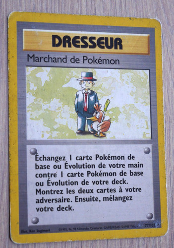 Carte pokémon dresseur - :,