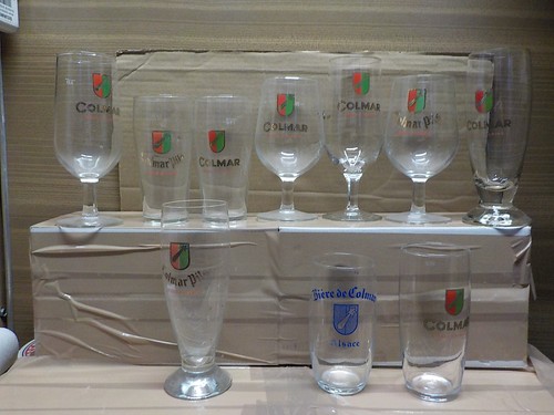 Verre ancien biere - 10,