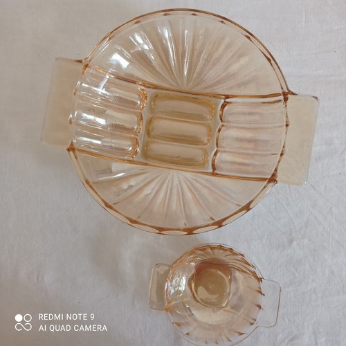 Vintage plat rond 1 - 1, et