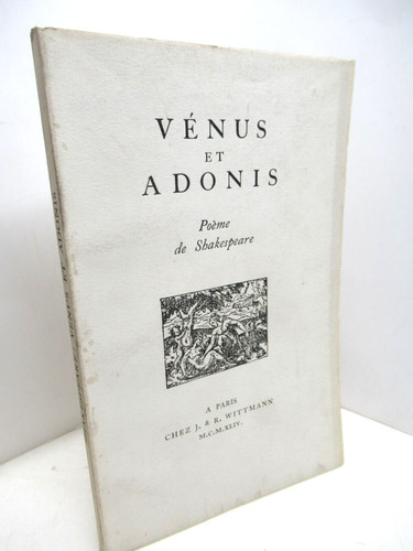 Shakespeare venus adonis - venus,