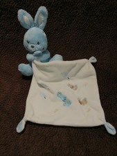 doudou lapin bleu mouchoir  Tex baby Etat neuf