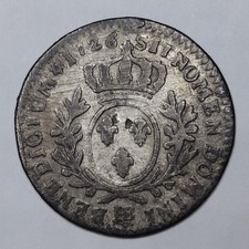 RARE Monnaie Argent, 1/10 Ecu