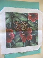 CANEVAS SOUPLE PETITS TROUS A FAIRE PAPILLON