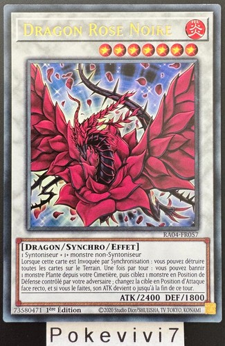 Carte dragon rose - yu-gi-oh!,