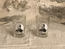 Duo de verres publicitaires à Rhum St Clément