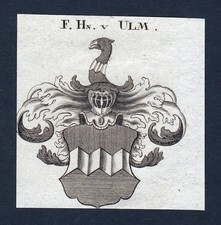 1820 Ulm Bavière Blason