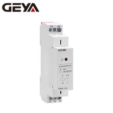 GEYA Relais auxiliaire AC/DC12/24/48/110V AC230V 8/16A, Module intermédiaire