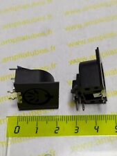 2x  5 PIN DIN CHASSIS PANEL FEMALE SOCKET 180 °                     (DepE8h4)