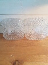 Applique murale plafonnier carré verre hublot année 70- 80 petit modèle