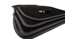 Tapis sol Pour Bmw Série 3 E91 Break X-Drive Forme Origine Velours Noir 750g/m²