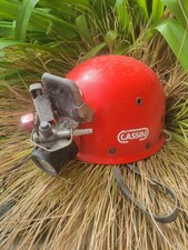 Casque SPÉLÉOLOGIE GROTTE OBSCURITÉ DÉCOUVERTE Avec Eclairage CASSIN 
