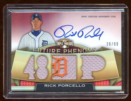 Rick porcello card - rc, auto